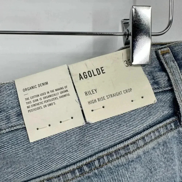 AGOLDE RILEY HIGH RISE STRAIGHT LEG JEANS #A056-1141 SIZE B1479 - Picture 5 of 5
